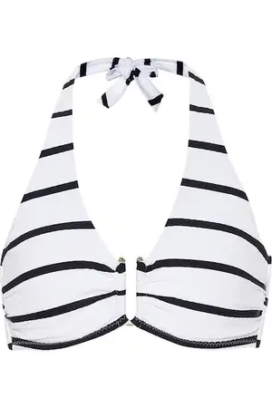 Heidi Klein Core striped bikini top