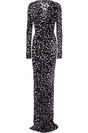 Tom Ford Exclusivo en Mytheresa - vestido de fiesta con print de leopardo