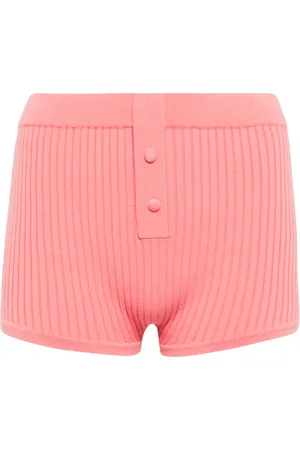 LIVE THE PROCESS Boy ribbed-knit shorts