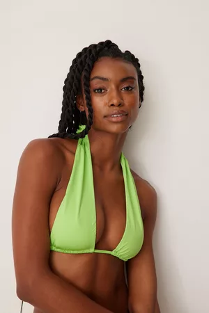 NA-KD Naiset Bikinit - Bikiniyläosa leveillä olkaimilla - Green