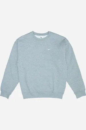 Nike | Fleece Crewneck Sweatshirt | NAKED Copenhagen S - DK HEATHER/WHITE