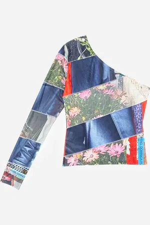 P.A.M | Selfie Scroll Stretch Top | Tops M - COLLAGE