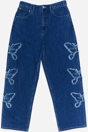 P.A.M | Alto Butterfly Jeans | NAKED CPH Pants L - MILL WASH
