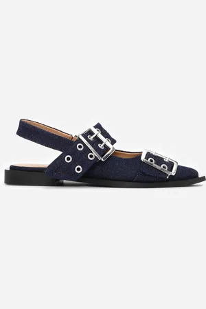 Ganni | Feminine Buckle Ballerina | sandals 36 - Dark