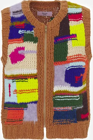 MARTINE ROSE | Handknit Zip Vest | Vest S