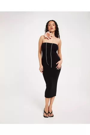 Gina Tricot Naiset Kotelomekot - Tube Dress Black