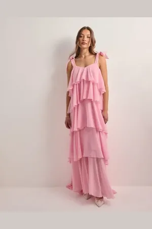 VERO MODA - Vmfelicia Tiestrap Ruffle Maxi Dres