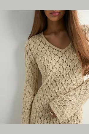VERO MODA - Vmrani Ls V-Neck Short Knit Dress V