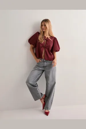 Neo Noir - Aska Dull Satin Blouse
