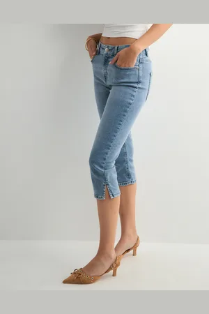 ONLY - Onlblush Mw Slit Capri Dnm Pim Noos
