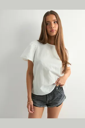 VERO MODA - Vmpretty Ss Top Wvn Ga Noos