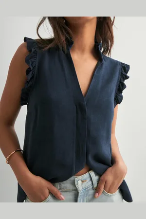 SELECTED - Slfviva Sl Sun Ruffle Top Noos