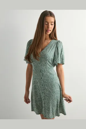 VERO MODA - Vmalba Ss Short Dress Wvn Ga Noos