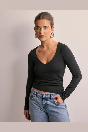 Gina Tricot - Longsleeve v-neck top