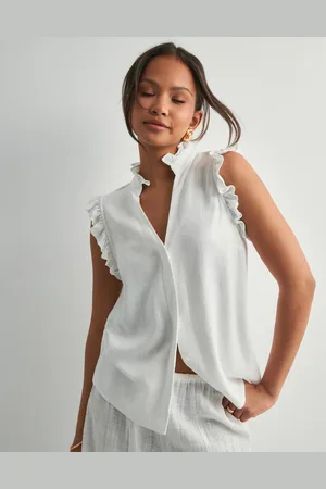 SELECTED - Slfviva Sl Sun Ruffle Top Noos