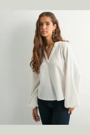 ONLY - Onlthyra Life Ls V-Neck Top Noos Wv