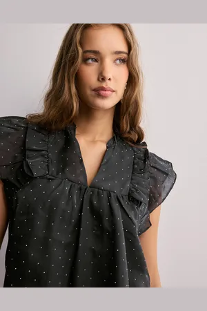 Neo Noir - Jayla Bedazzled Top