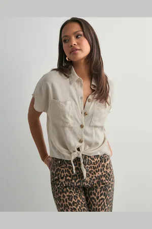 Pieces® - Pcpia Ss Tie Shirt Wvn Noos