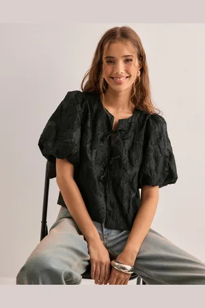 Neo Noir - Aska Jacquard Blouse