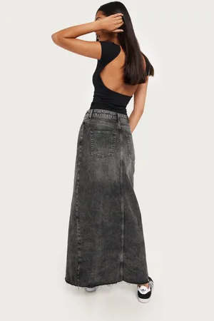 Nelly - Long Denim Skirt