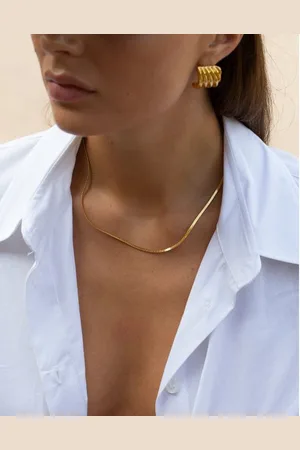 Muli Collection - Thin snake Chain Necklace