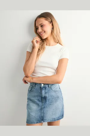 ONLY - Onlstella Short Skirt Dnm Azg Noos