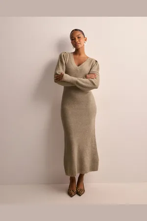 VERO MODA - Vmangalina Ls V-Neck 7/8 Knit Dress