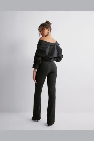 ONLY - Onllisa Shine Pinstripe Flared Pant