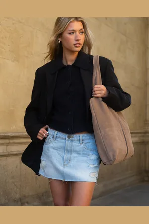 ONE TEASPOON - Sloane Denim Mini Skirt