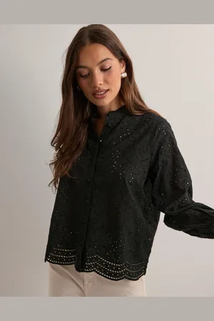 SELECTED - Slftatiana L/S Embr Shirt Noos