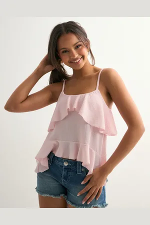 Nelly - Cute Flounce Strap Top