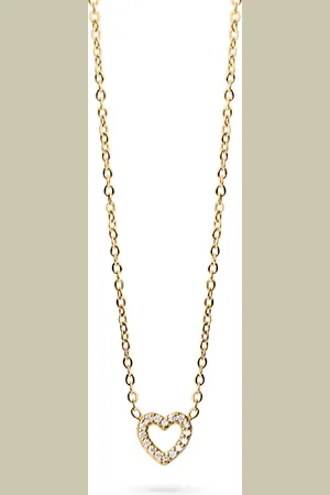 Muli Collection - Zirconia Heart Necklace