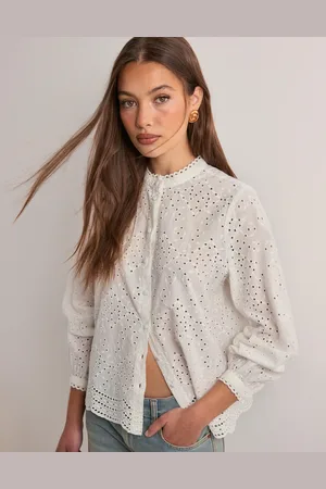 SELECTED - Slftatiana L/S Embr Shirt Noos