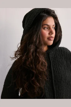 Object - Objmilu Ls Re Knit Hoodie Noos