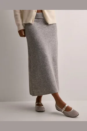 Pieces® - Pcnanu Hw Long Knit Skirt Bc