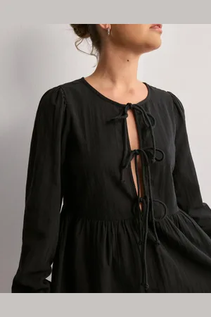 Pieces® - Pcjally Ls Tie Short Dress D2D