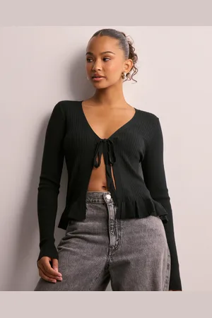 VERO MODA - Vmglory Ls Tie Peplum Cardigan Ga B