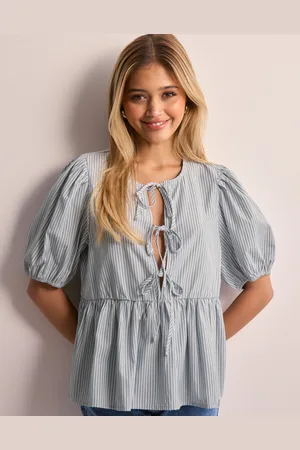 Pieces® - Pcholly 2/4 O-Neck Tie Top D2D Jit
