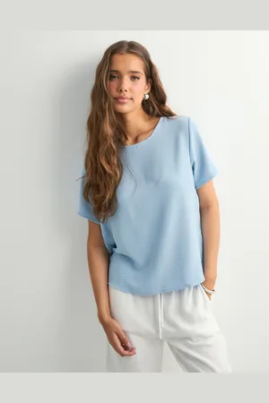 Pieces® - Pcanna Ss O-Neck Top Noos Wvn Bc