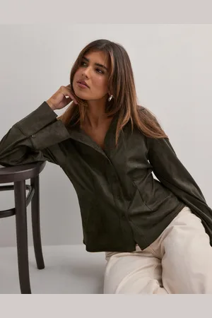 Neo Noir - Rosa Faux Suede Shirt