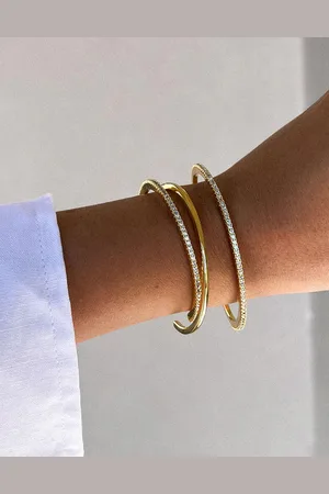 Muli Collection - Zirconia Bangle Bracelet
