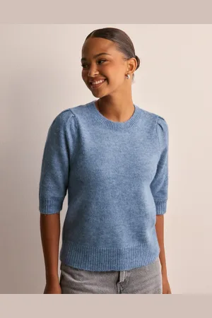 SELECTED - Slflulu Ss Open Back Knit O-Neck No