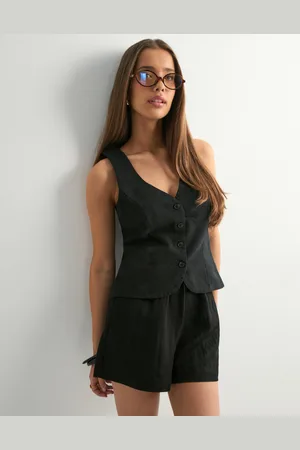 Gina Tricot - Linen blend tailored vest