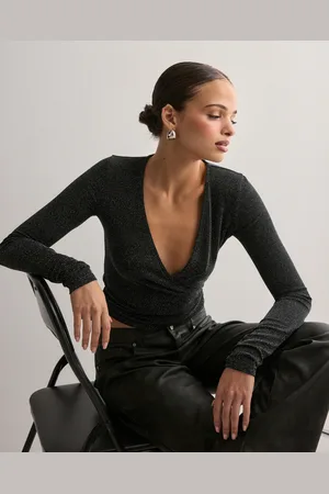 Nelly - Wrap Lurex Top