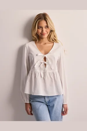 VERO MODA - Vmgili Ls Tie Peplum Top Wvn Ga