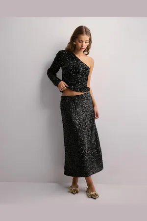 Pieces® - Pcserena Sequin Hw Midi Skirt Mm