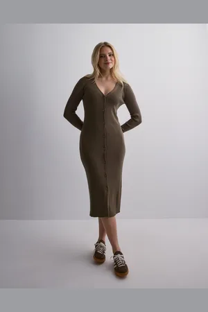 VERO MODA - Vmisolda Ls V-Neck Calf Dress Vma