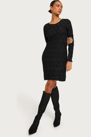 Pieces® - Pclola Ls O-Neck Short Dress