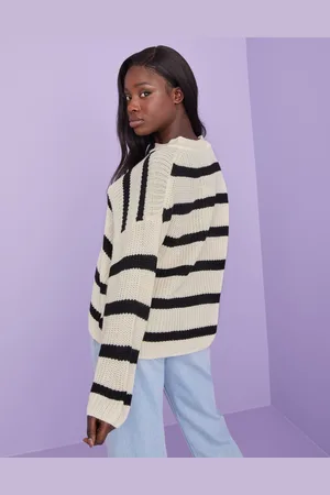 JDY - justy L/S Stripe Pullover Knt No