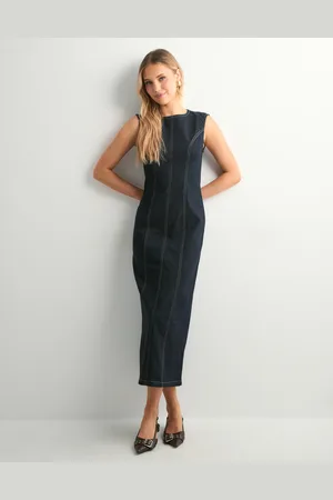 Pieces® - Pcfranna Sl Long Denim Dress D2D Fs